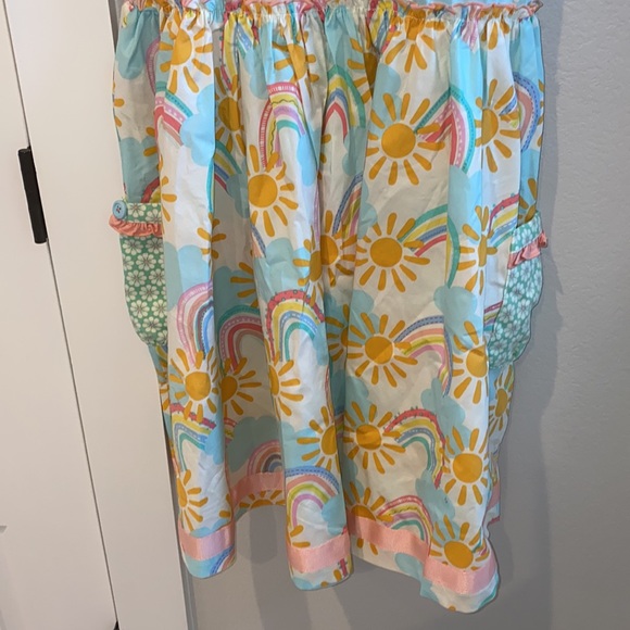 New with Tags Size 16 Matilda Jane Sun Rainbow Print Dress with pockets 🌈 - Picture 6 of 7